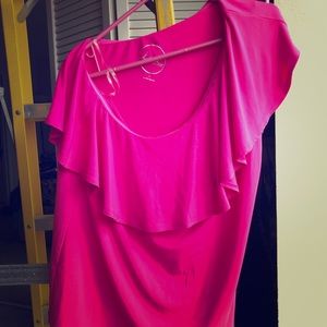 Women’s Large Intense Pink Sports Blouse NWT OBO